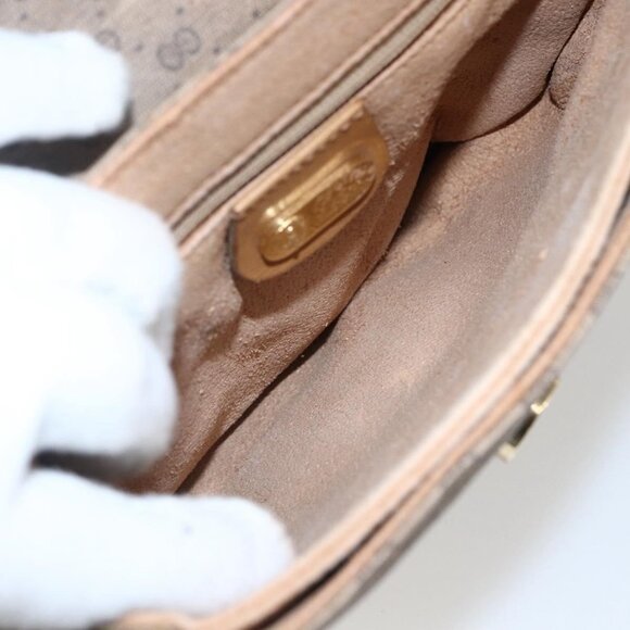 Authentic GUCCI Micro GG Supreme Shoulder Bag PVC Beige Gold 49 007 5548 - Picture 3 of 16